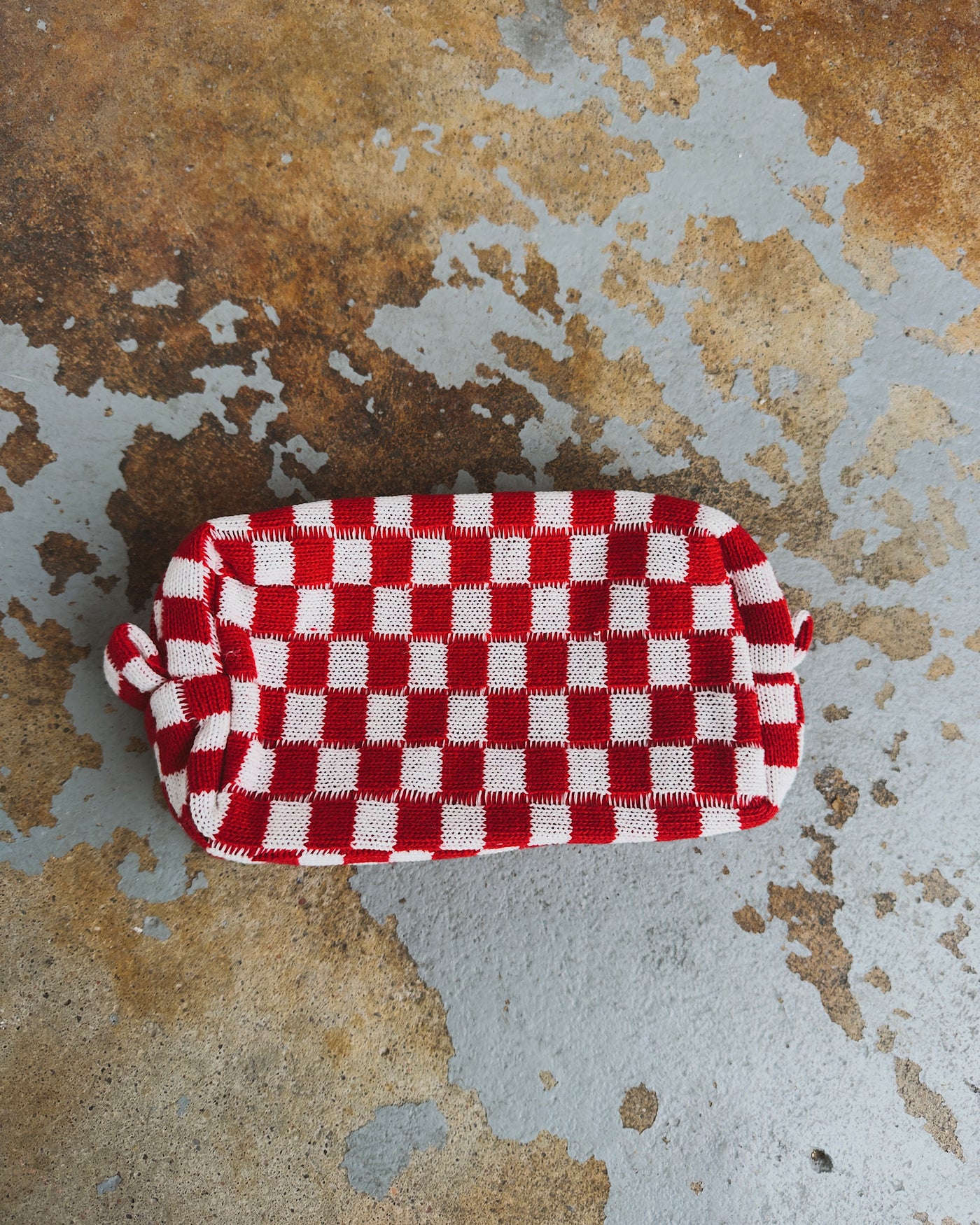 Check Yourself Travel Bag - Red/White