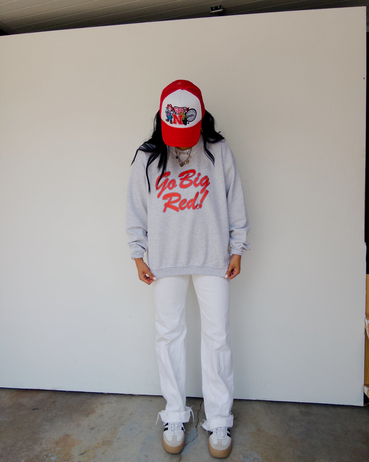 Go Big Red Sweatshirt - Ash