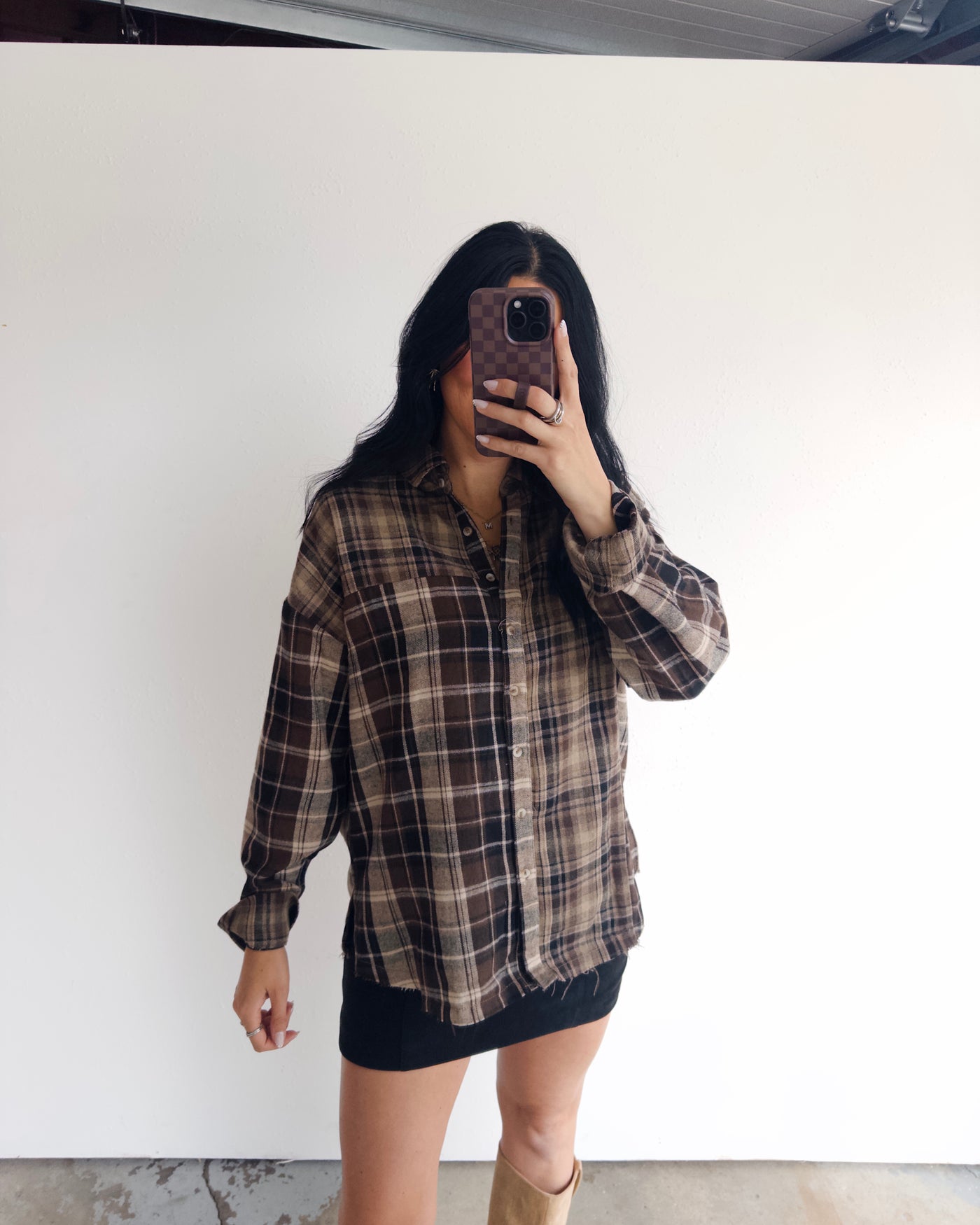 Rustic Roast Flannel - Brown Multi