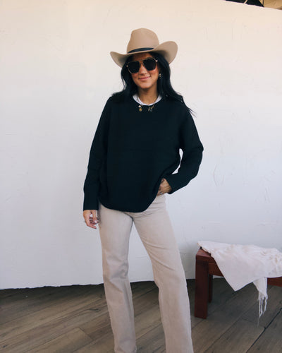 Everyday Essential Sweater - Black