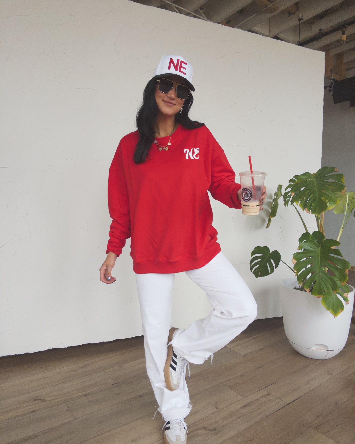 The Good Life Sweatshirt - Red