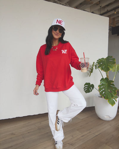 The Good Life Sweatshirt - Red