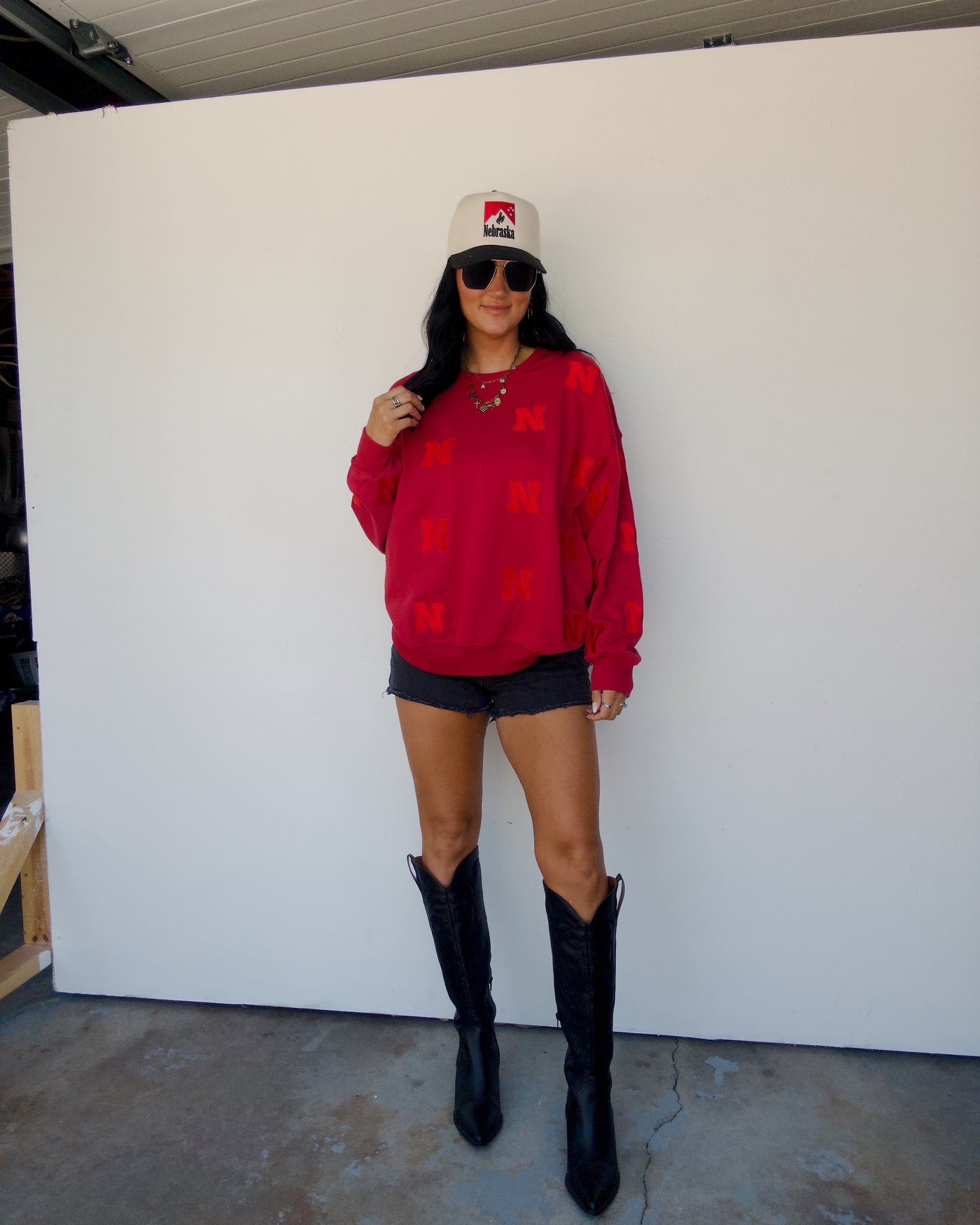 Nebraska Repeat Sweatshirt - Red