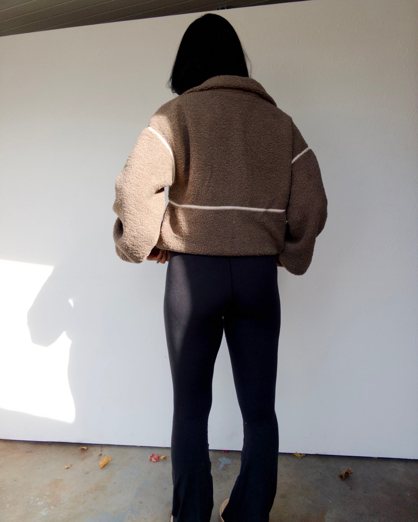 Morning Chill Sherpa Jacket - Stone