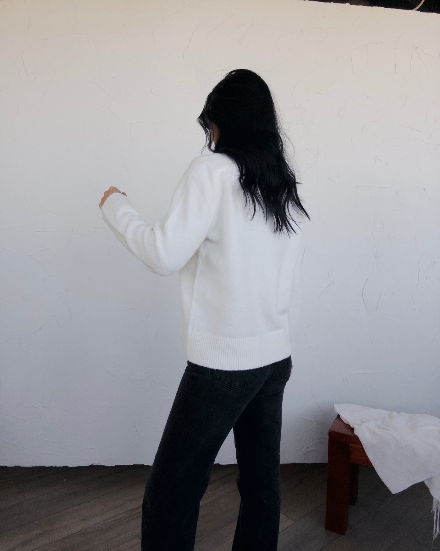 Everyday Essential Sweater - Snow White