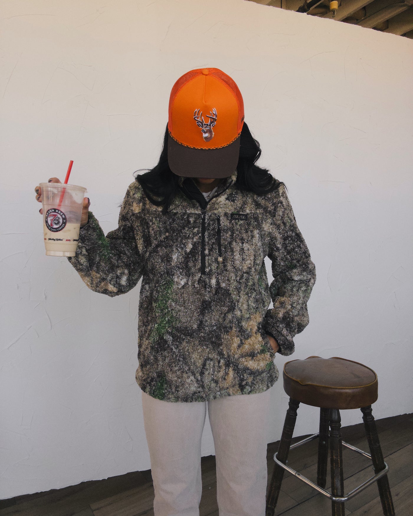 The Ranger Sherpa Half Zip - Camo