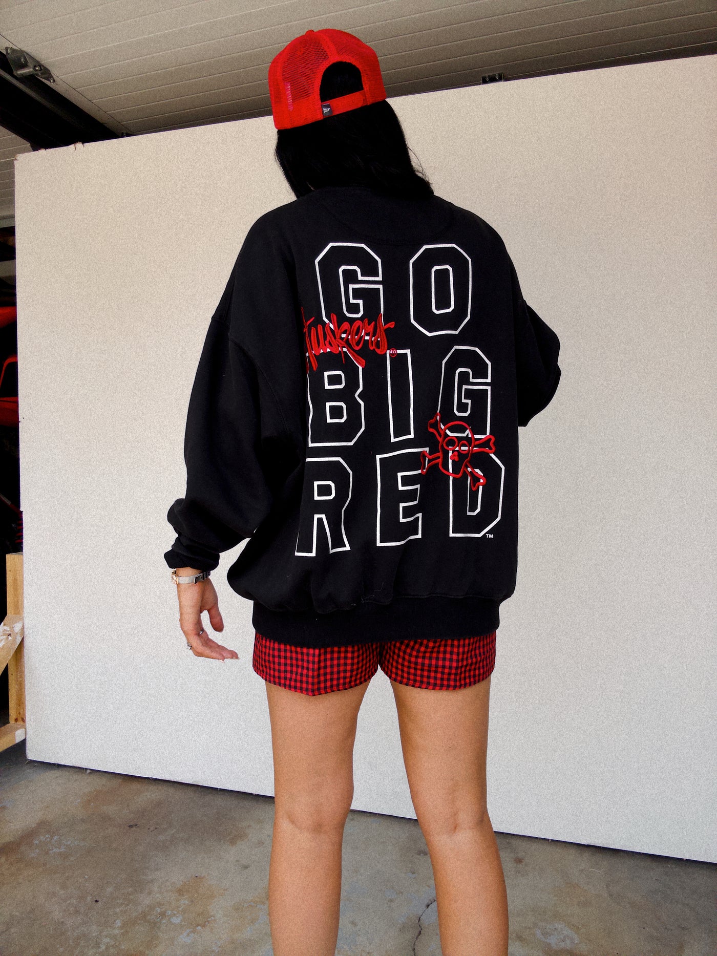 Go Big Red Sweatshirt - Black