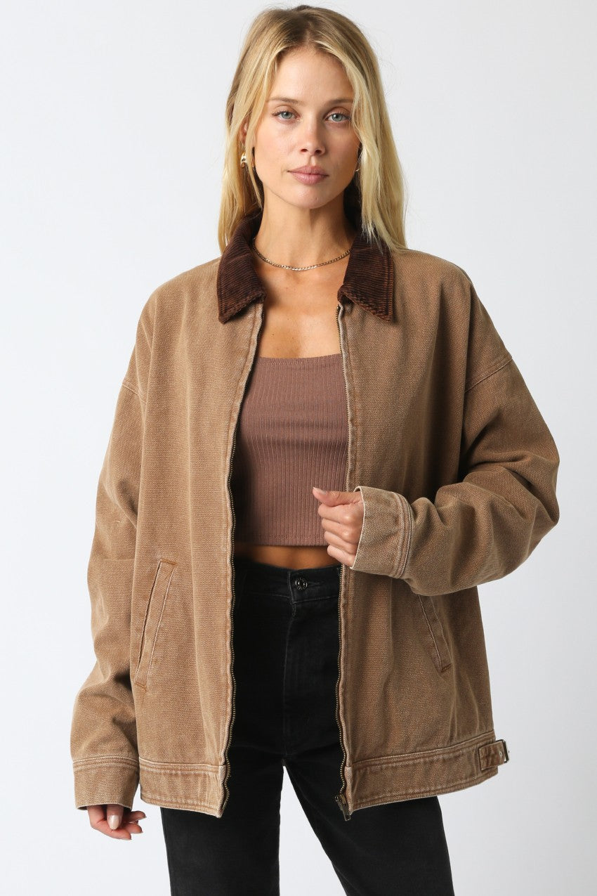 Elliott Barn Jacket - Brown