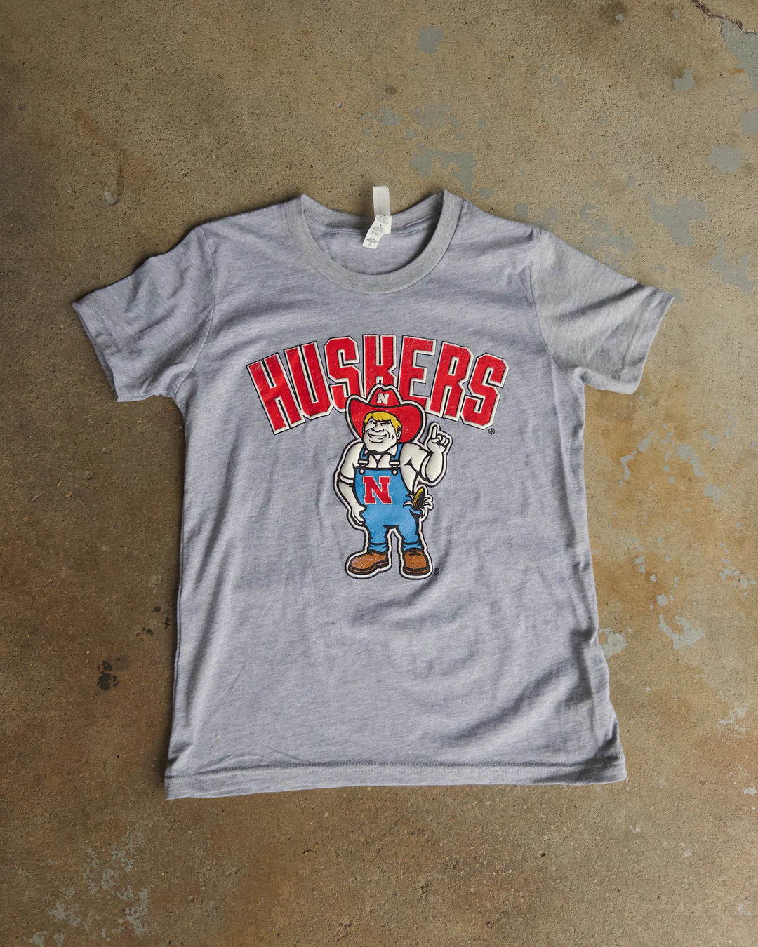 Youth Herbie Puff Tee - Heather Grey