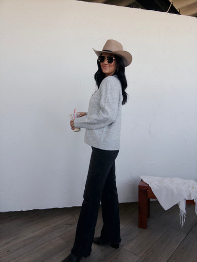 Everyday Essential Sweater - Grey