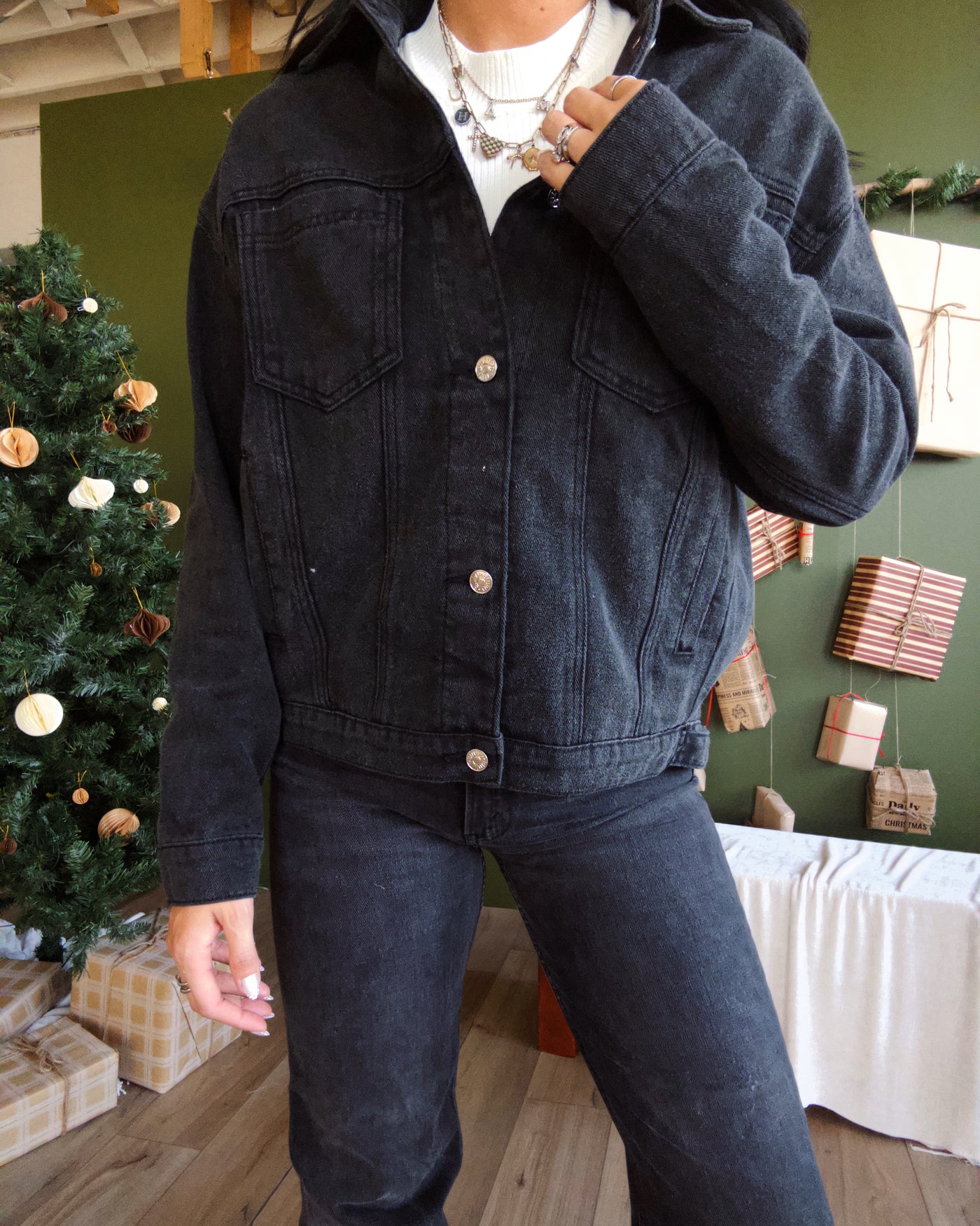 Old Mill Denim Jacket - Washed Black