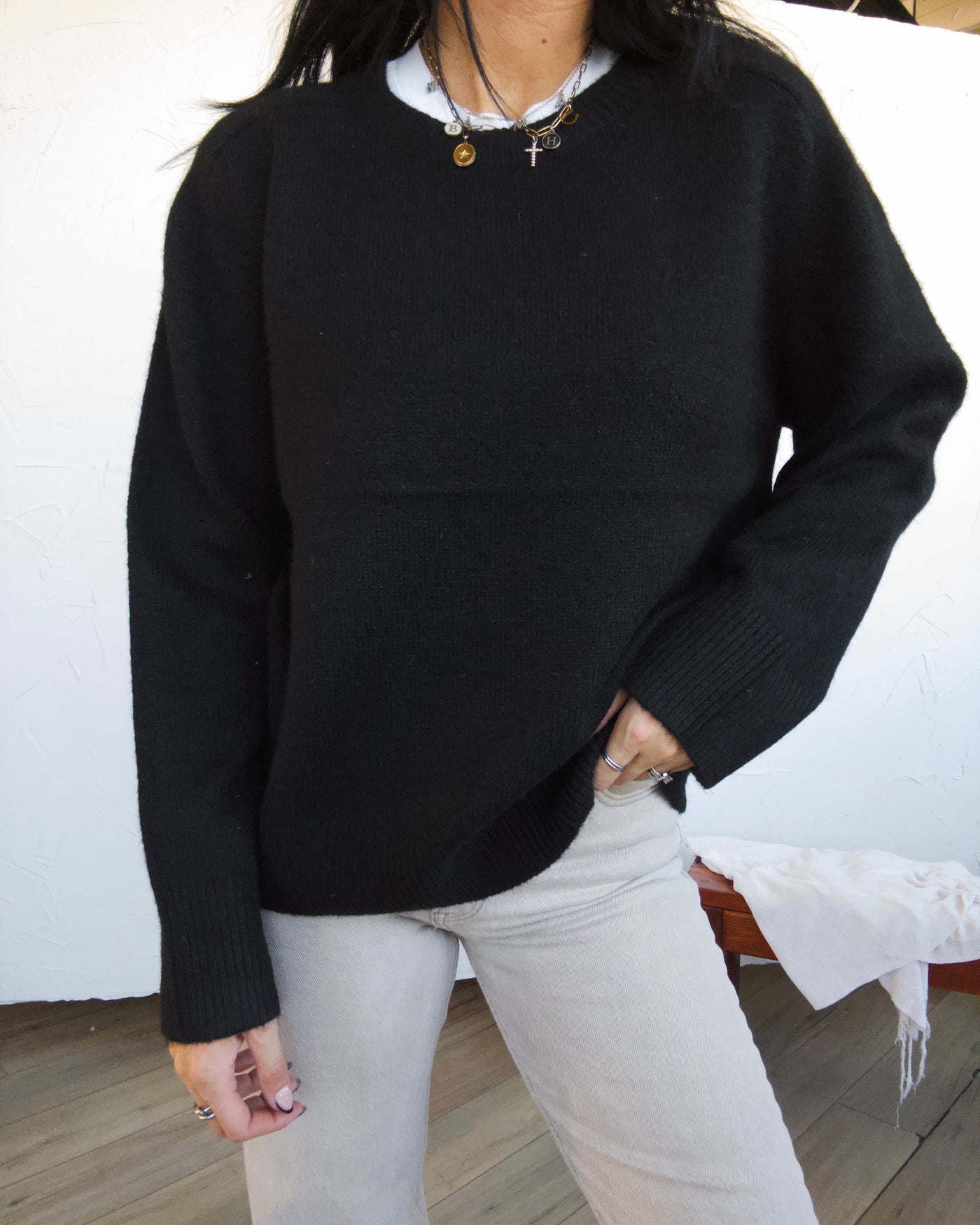 Everyday Essential Sweater - Black