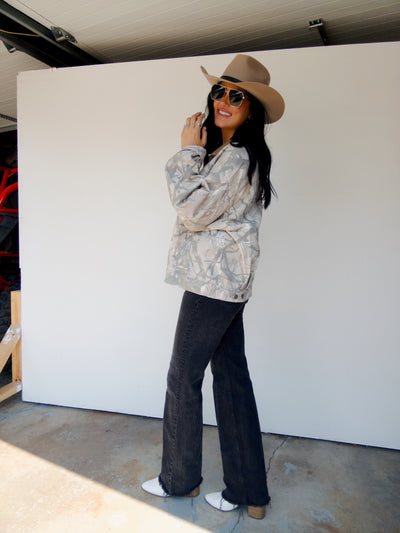 Wooland Oversized Jacket - Camo