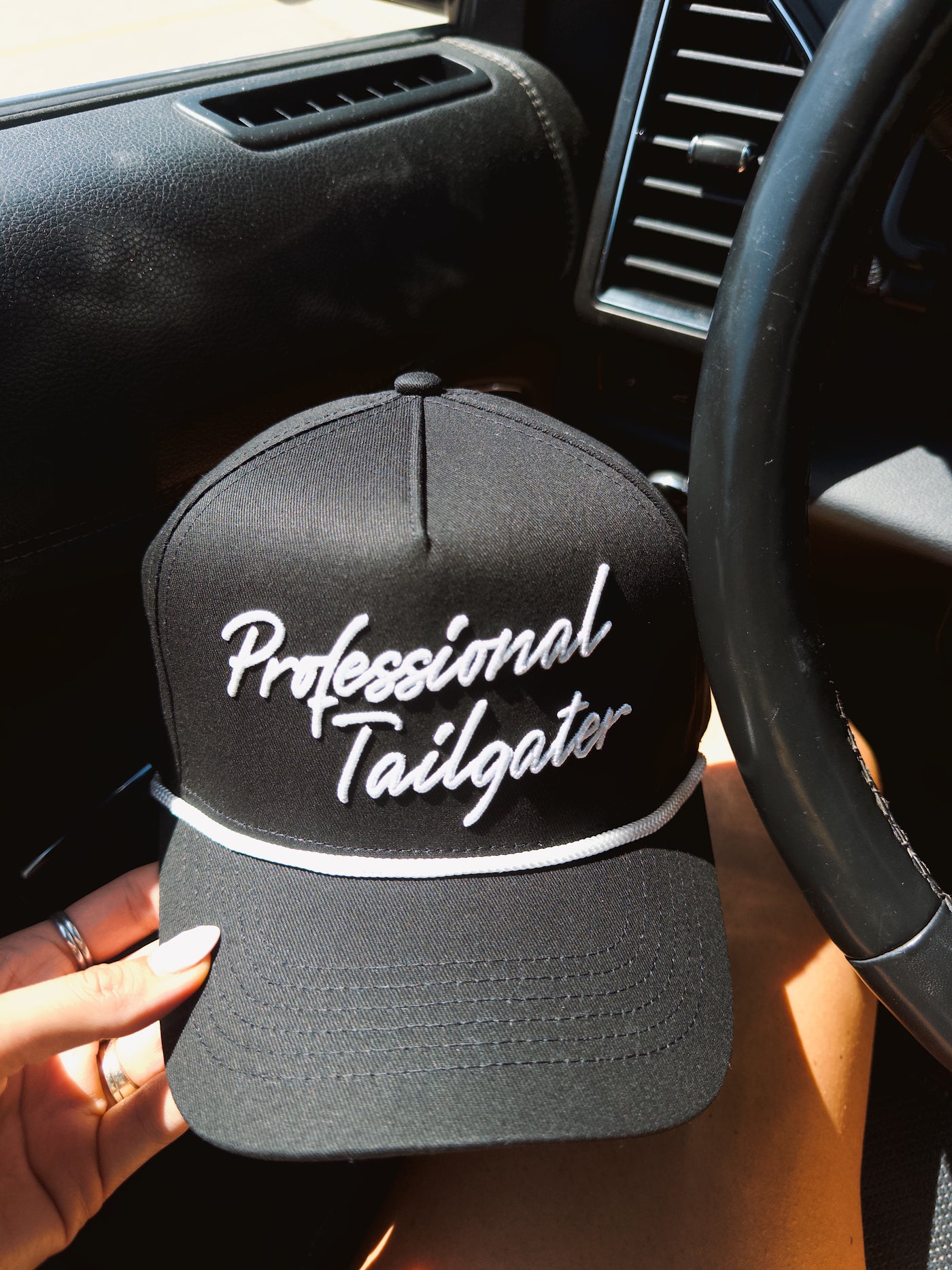 Professional Tailgater Hat - Black