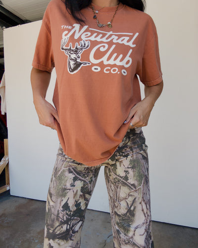 The Neutral Club Co. Deer Cotton Tee - Yam