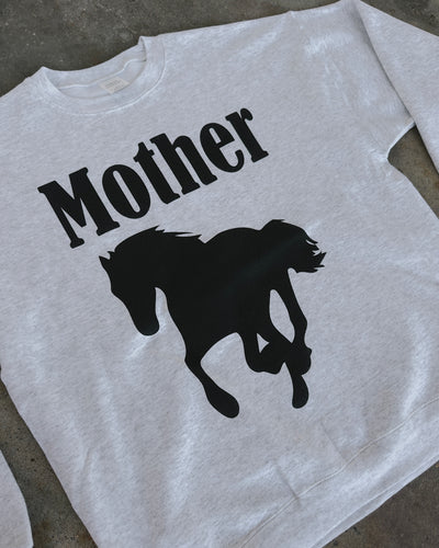 Mother Stallion Horse Sweatshirt - Ash