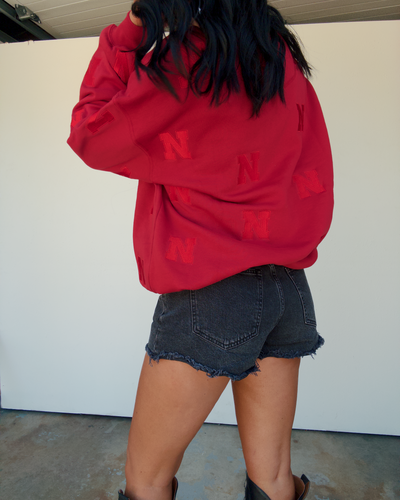Nebraska Repeat Sweatshirt - Red