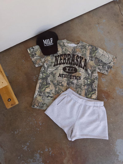 Nebraska Athletics Cotton Tee - Camo