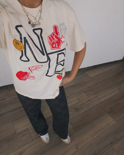 NE Icon Cotton Tee - Ivory