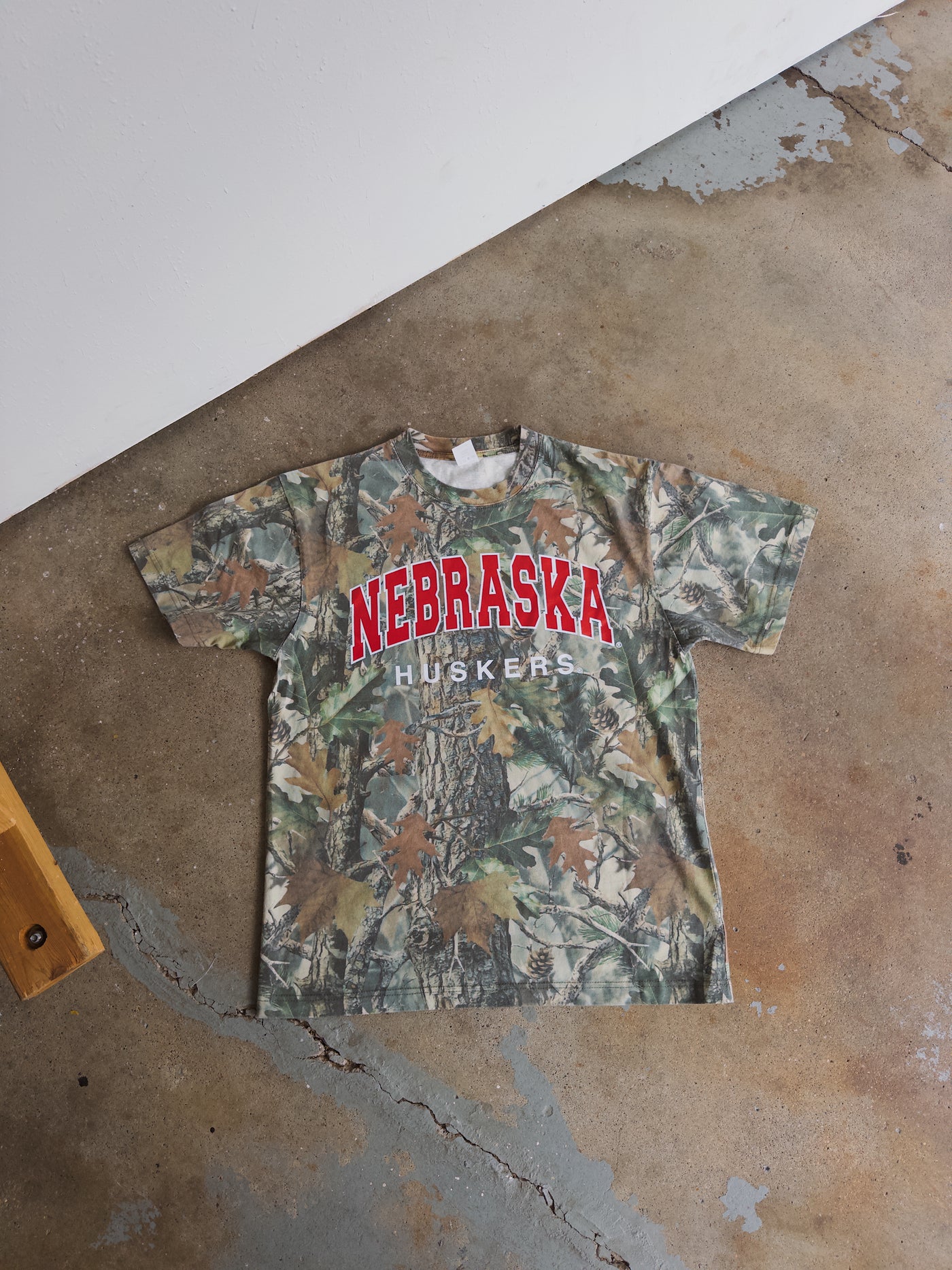 Nebraska Huskers Cotton Tee - Camo