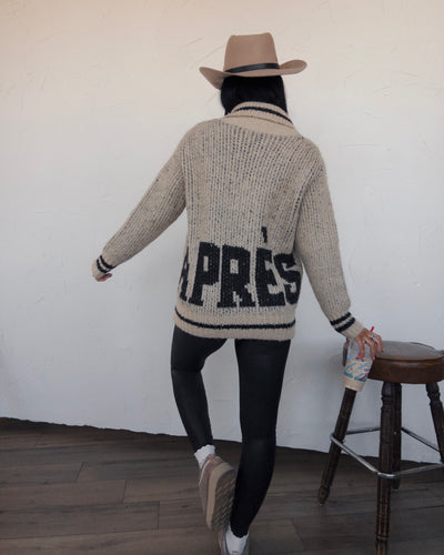 Après Zip Cardigan - Oatmeal