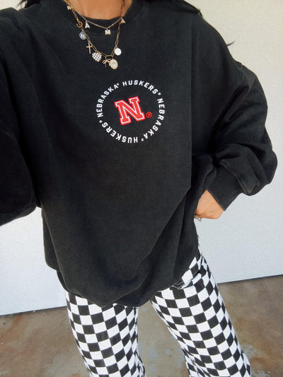 Go Big Red Sweatshirt - Black