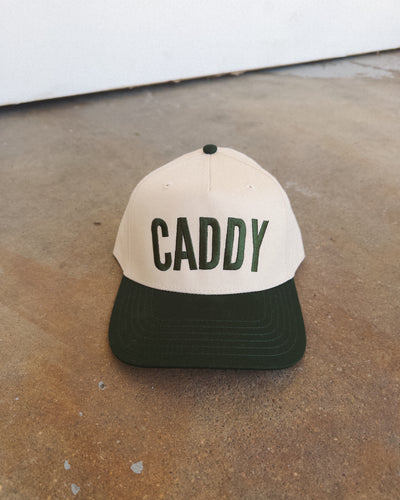 Caddy Hat - Green/Cream
