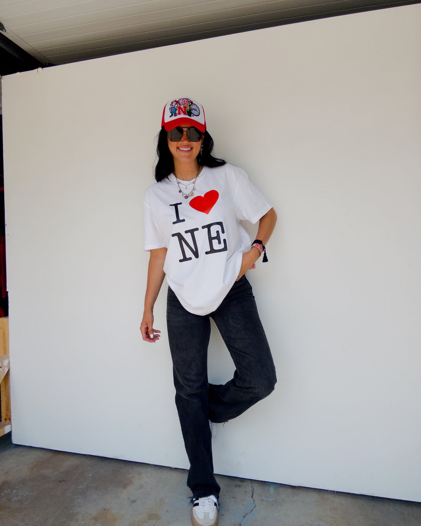 I Love NE Cotton Tee - White