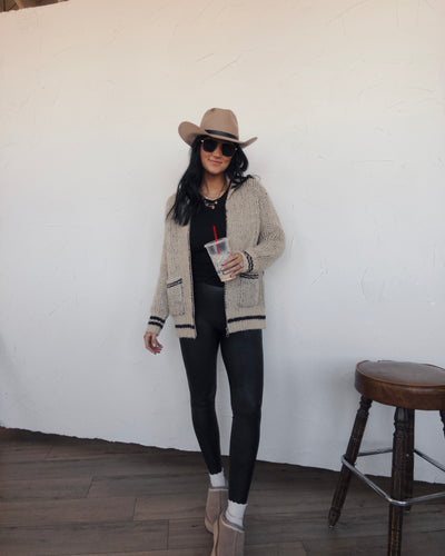 Après Zip Cardigan - Oatmeal