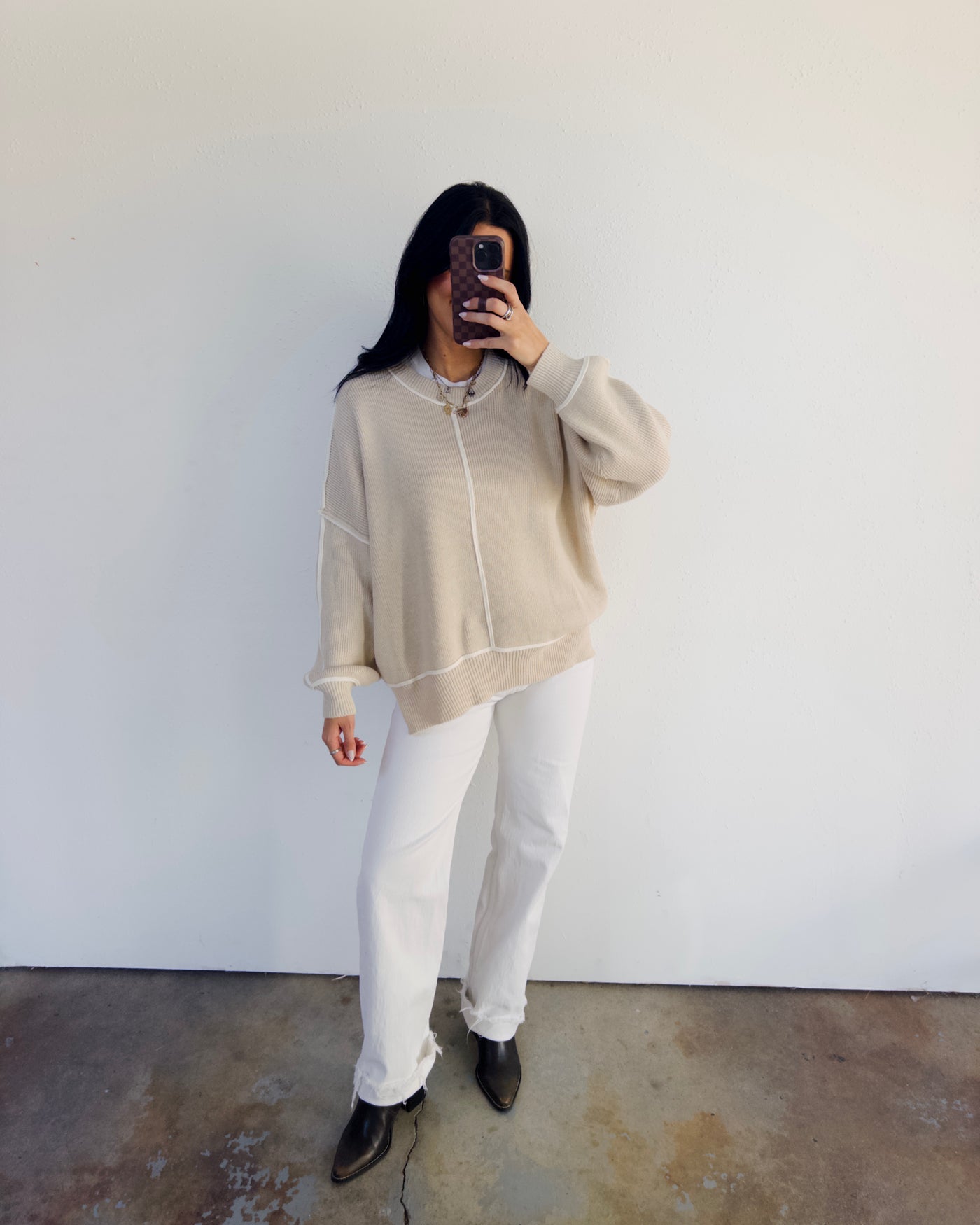 Maple Grove Oversized Sweater - Oatmeal