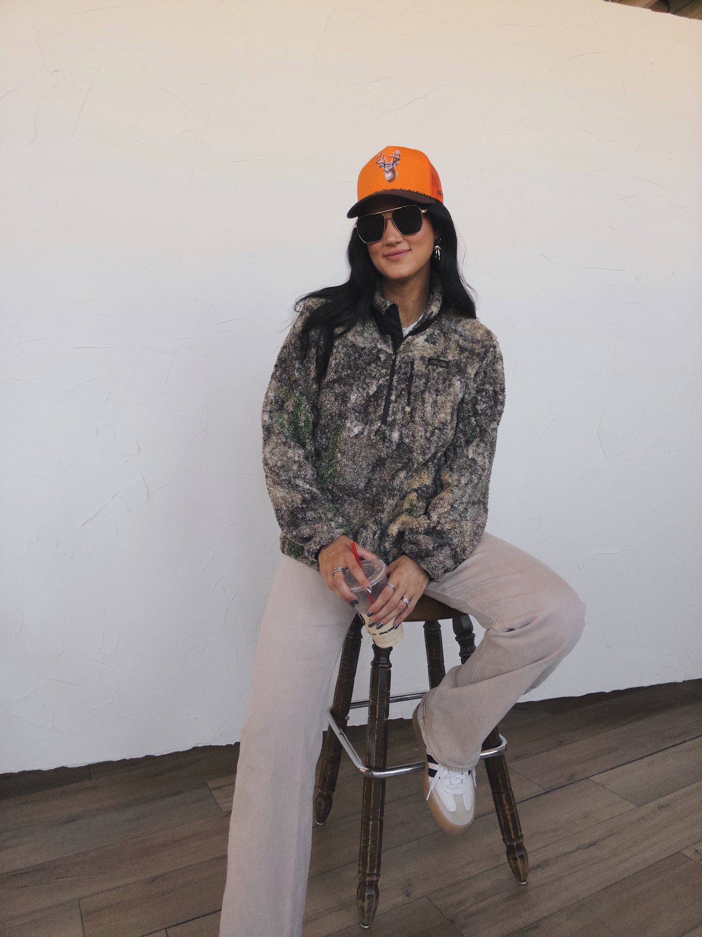 The Ranger Sherpa Half Zip - Camo