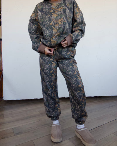 Bayou Woodland Jogger Sweatpants - Camo