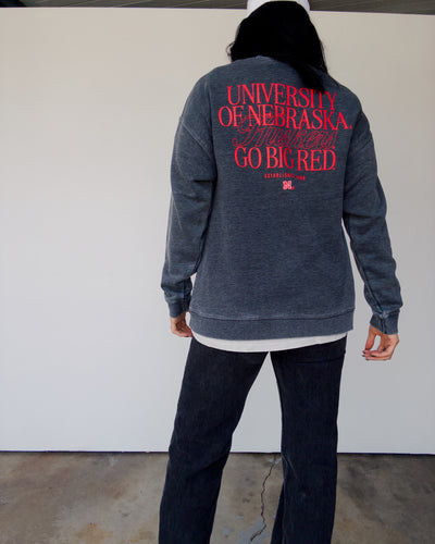 Go Big Red Campus Crew - Charcoal