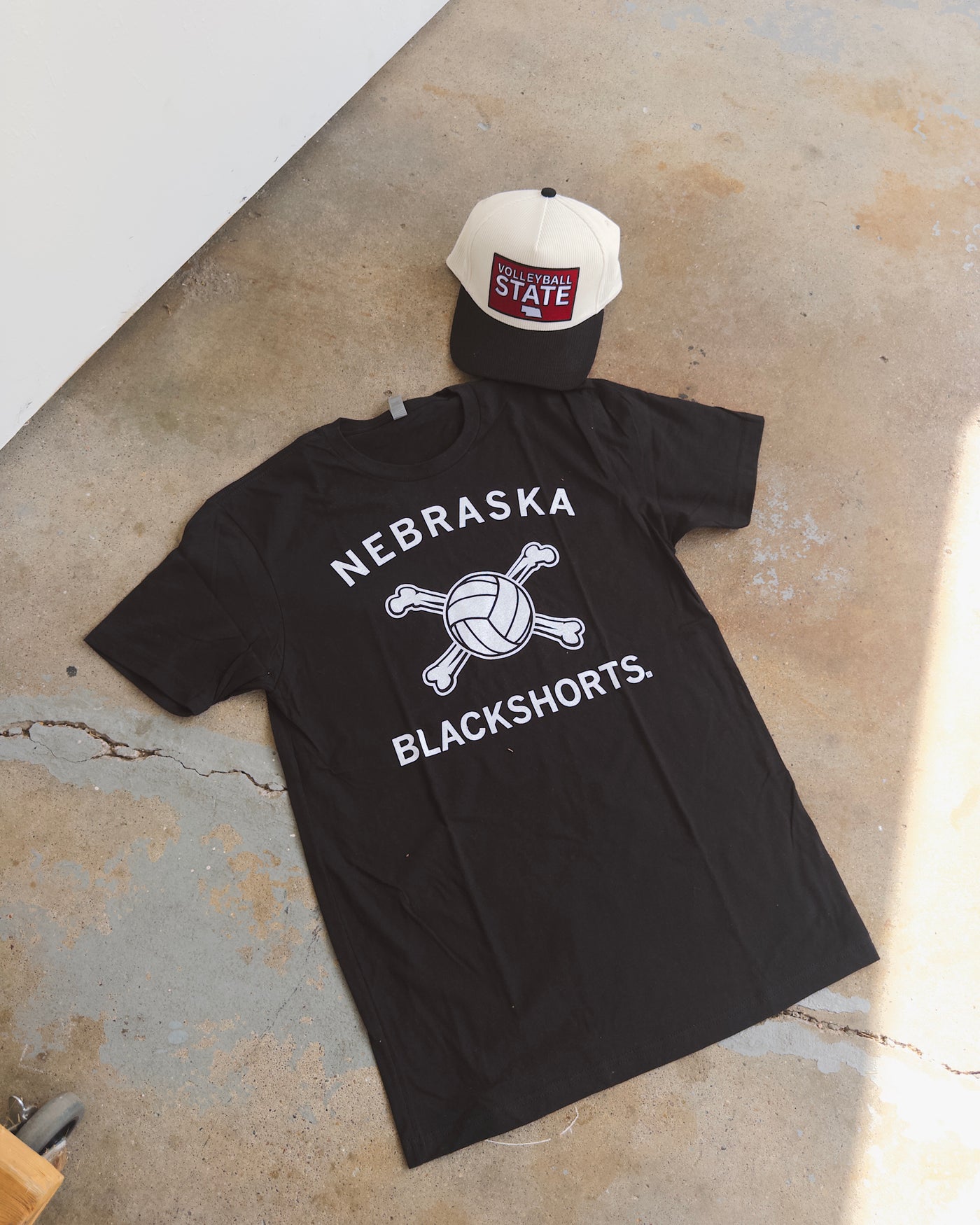 Nebraska Blackshorts Cotton Tee - Black