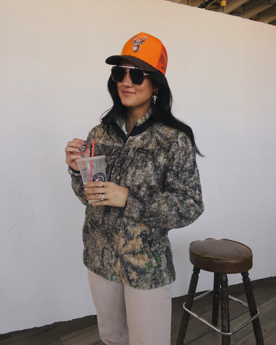The Ranger Sherpa Half Zip - Camo