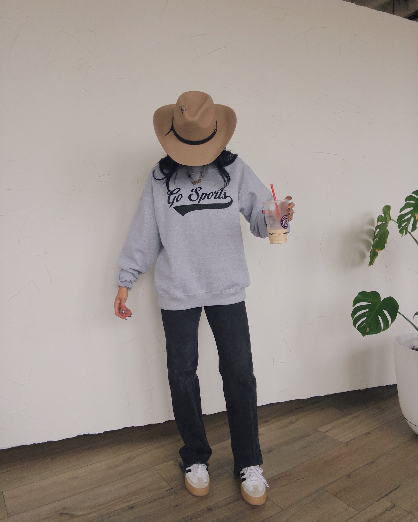 Go Sports Oversized Sweatshirt - Ash