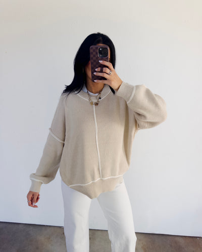 Maple Grove Oversized Sweater - Oatmeal