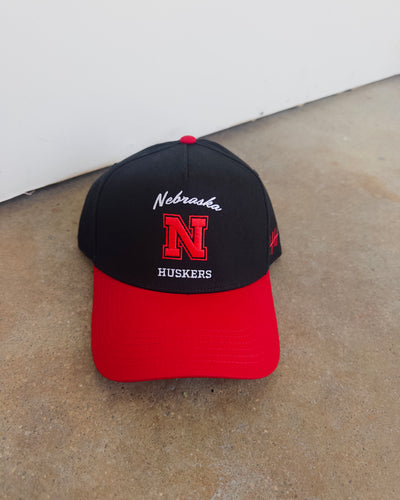 Huskers Tradition Hat - Black/Red