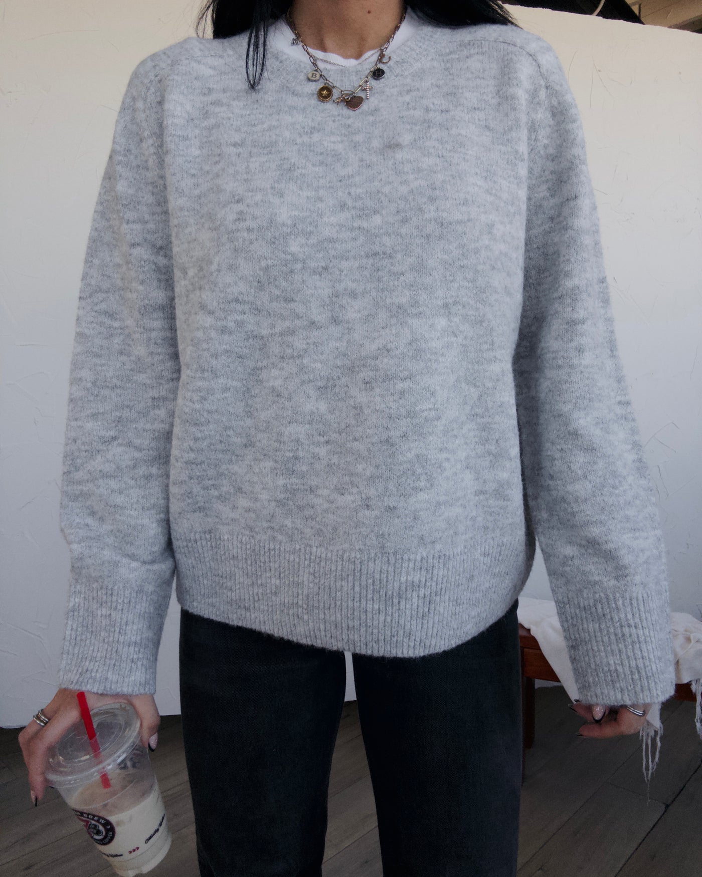 Everyday Essential Sweater - Grey