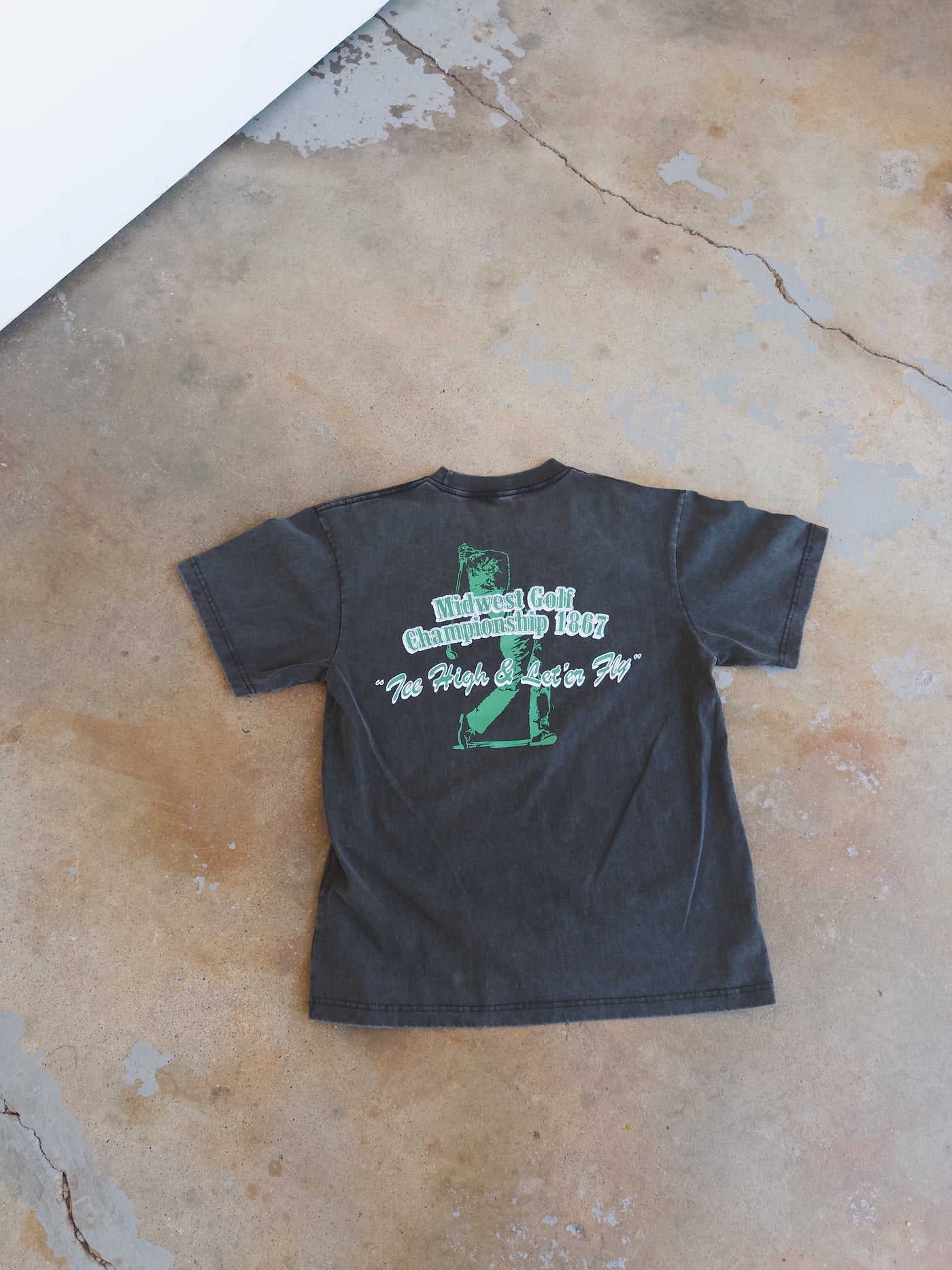 Midwest Golf Championship Cotton Tee - Vintage Black