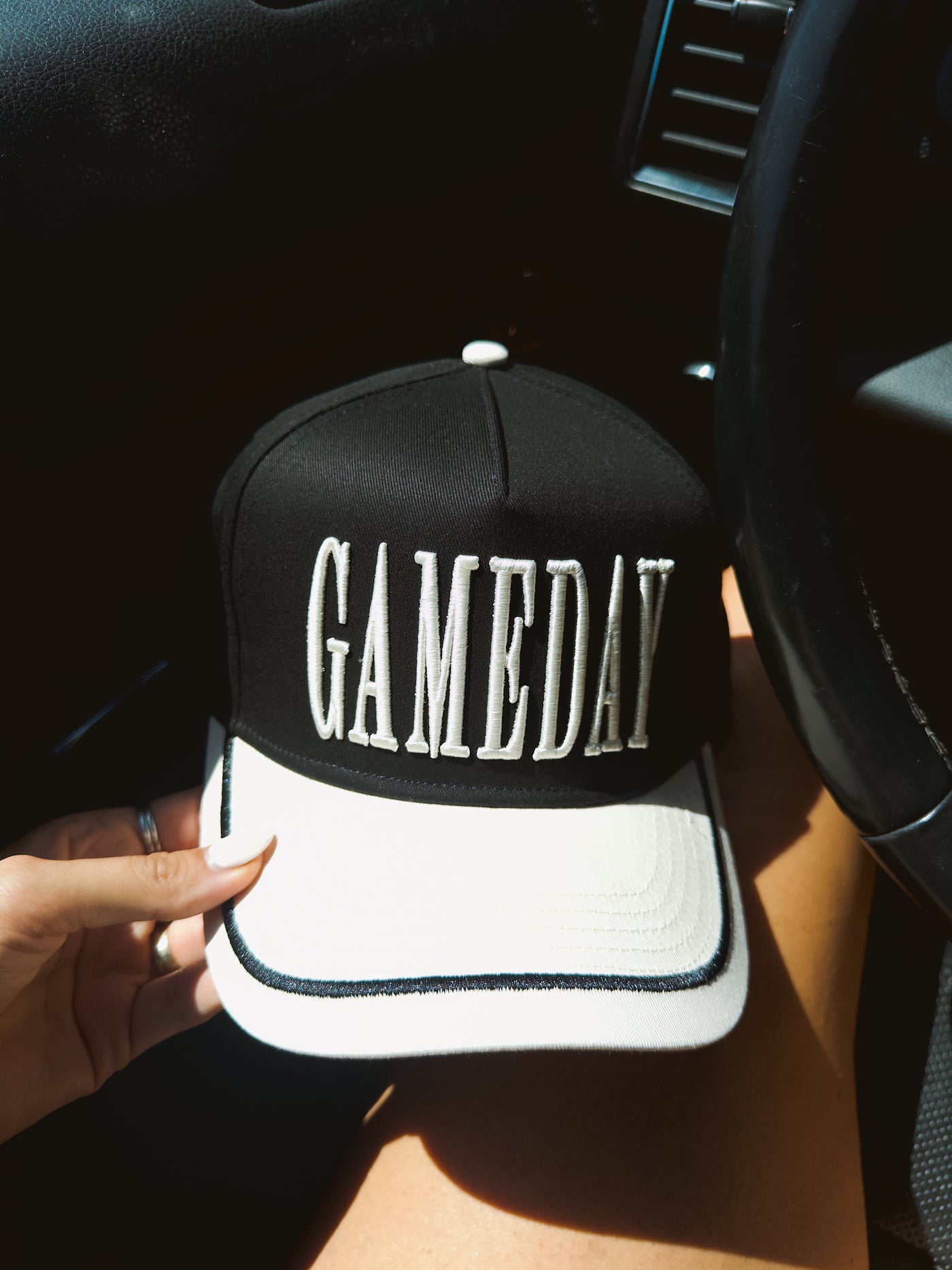 Vintage Gameday Hat - Black