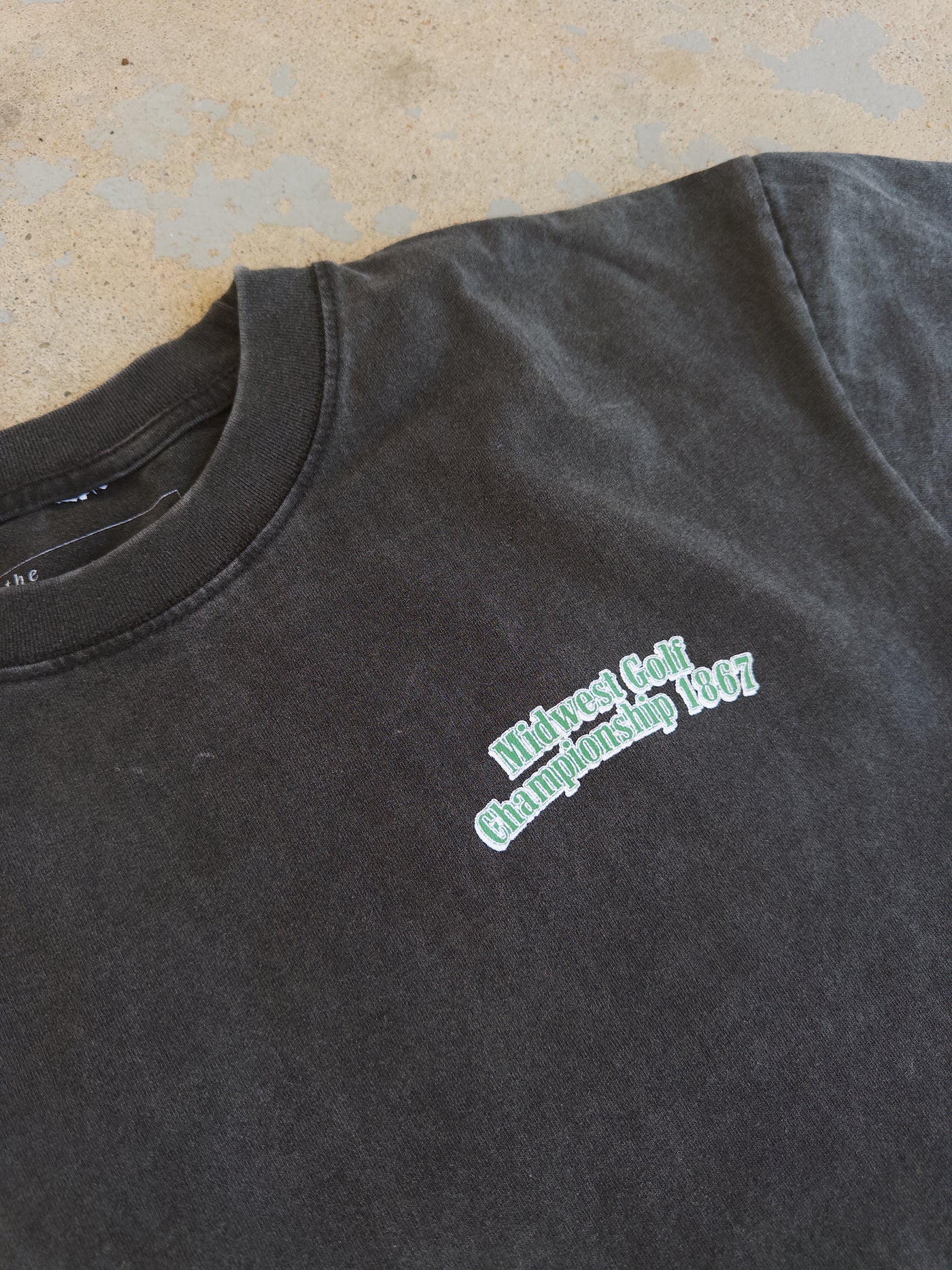 Midwest Golf Championship Cotton Tee - Vintage Black