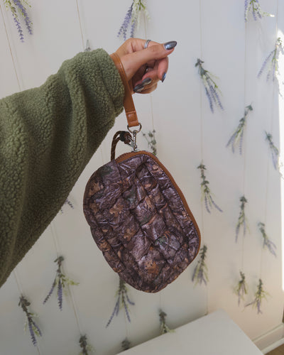 Mini Puff Clutch Bag - Camo