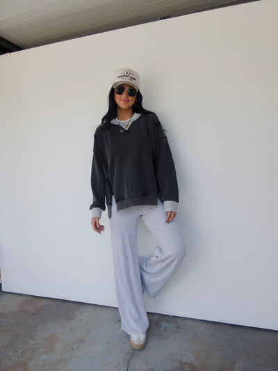 Go To Crewneck - Black Coffee