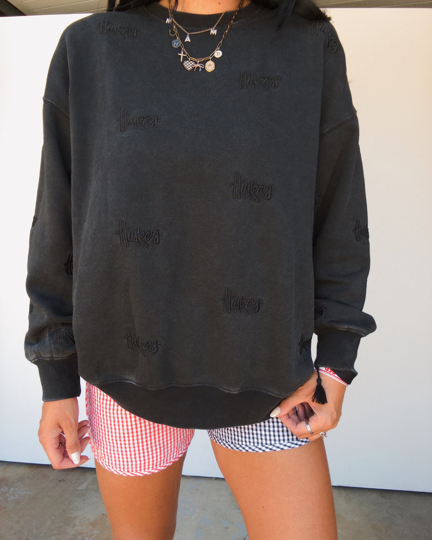 Huskers Repeat Sweatshirt - Black