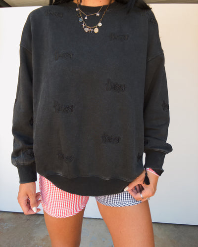 Huskers Repeat Sweatshirt - Black
