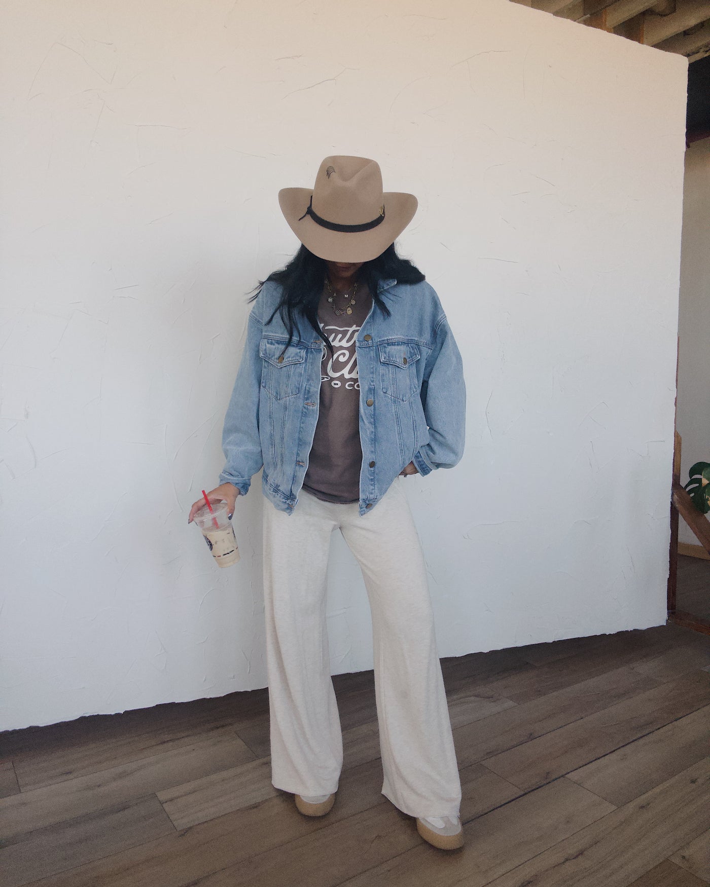 Off Duty Oversized Denim Jacket - Blue