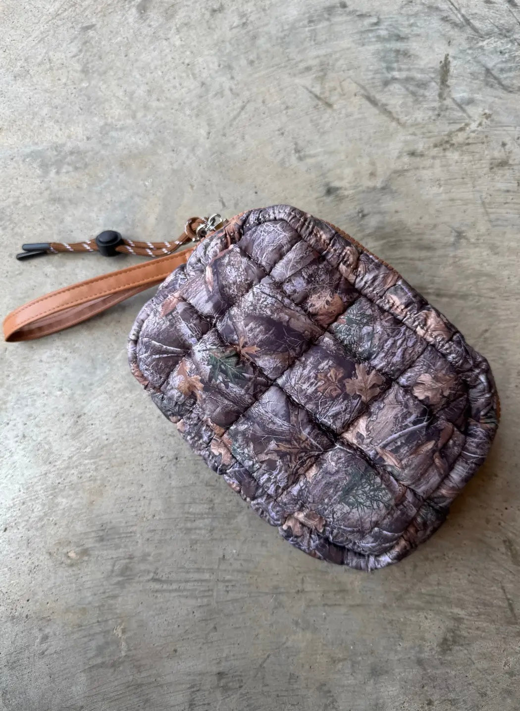Mini Puff Clutch Bag - Camo