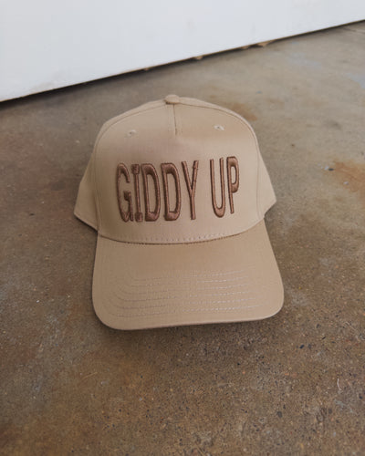 Giddy Up Hat - Khaki