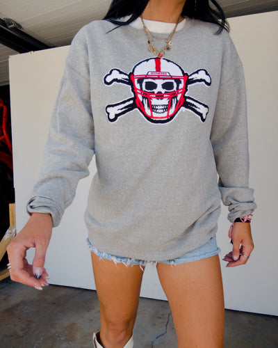 Throw The Bones Sweatshirt - Grey